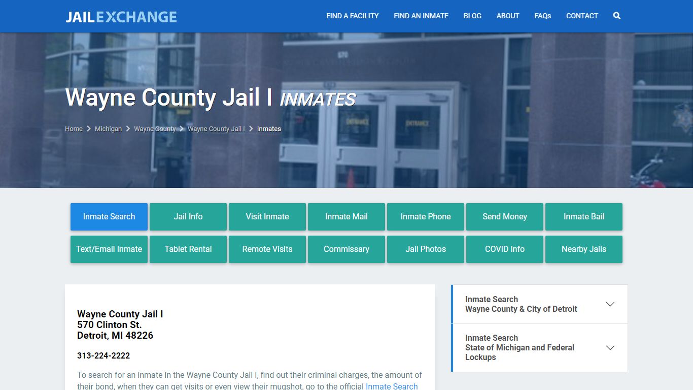 Wayne County Jail Inmates | Arrests | Mugshots | MI